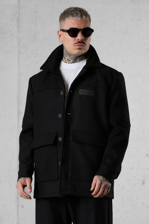 BLACK SHORT COAT