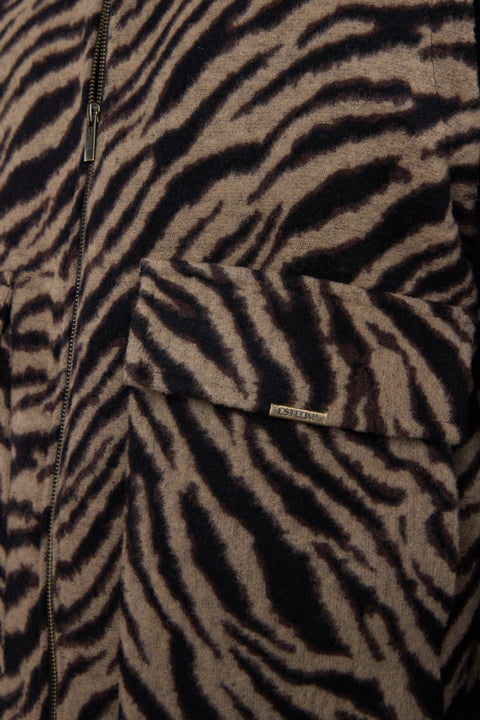 ZEBRA FLANNEL VEST