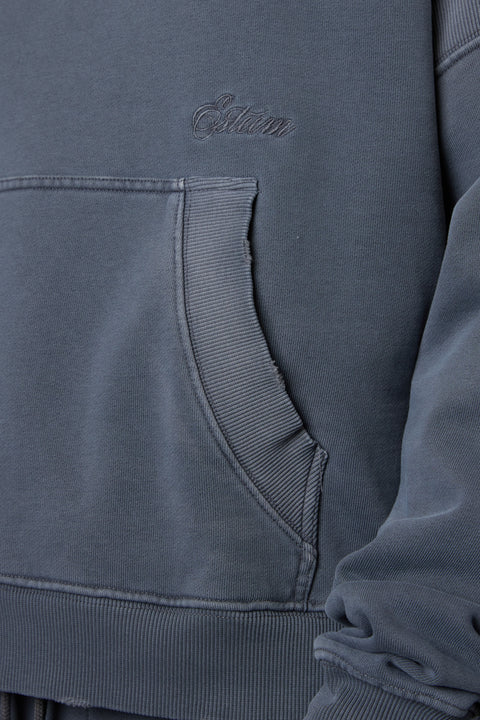 AGED GRAPHITE OVERSIZED HOODIE