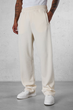 BEIGE COMFY LOOSE SWEATPANTS