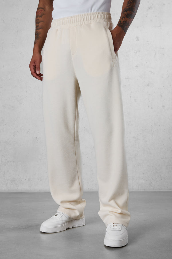 BEIGE COMFY LOOSE SWEATPANTS
