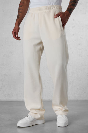 BEIGE COMFY LOOSE SWEATPANTS