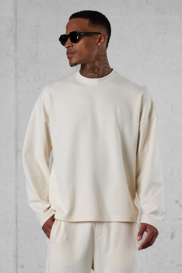 BEIGE COMFY OVERSIZED SWEATER