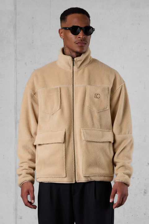 BEIGE TEDDY JACKET