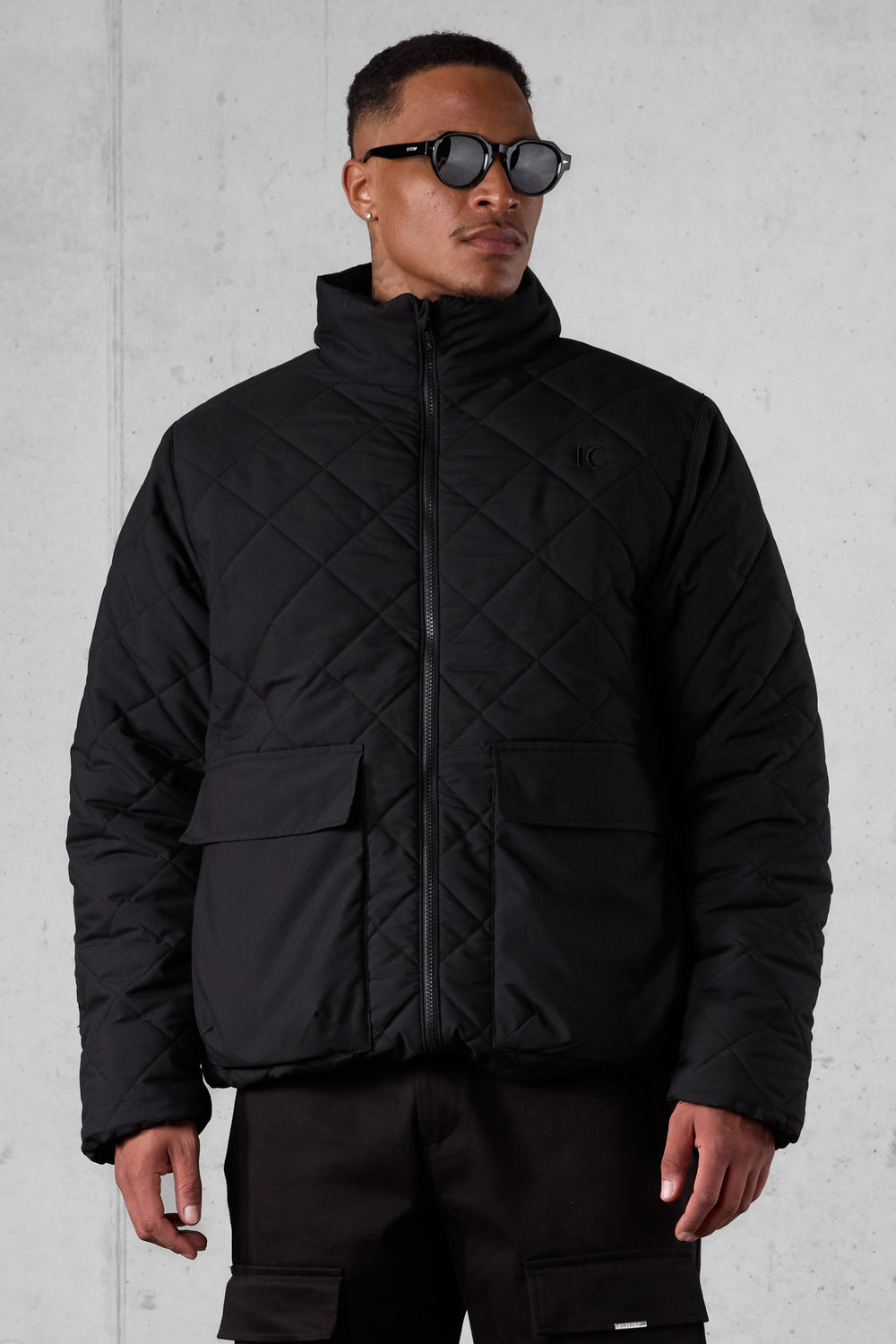 BLACK DIAMOND PUFFER JACKET