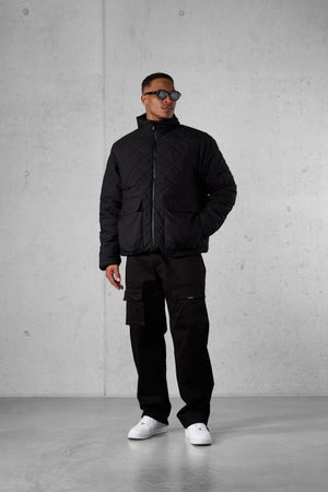 BLACK DIAMOND PUFFER JACKET