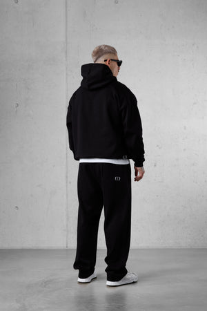 BLACK E. STATEMENT BAGGY JOGGER