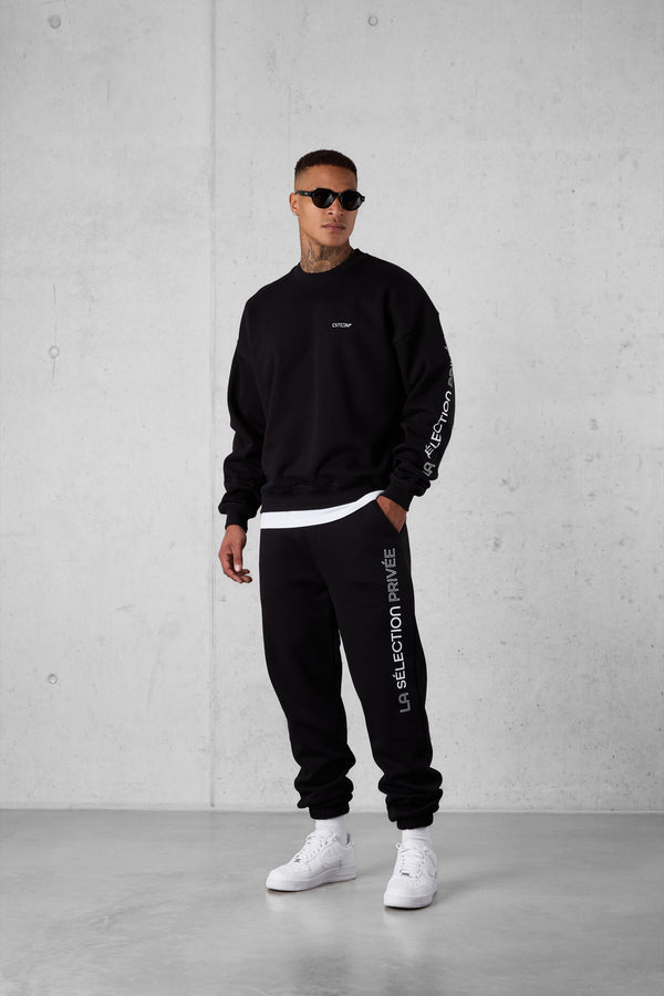 BLACK SÉLECTION PRIVÉE OVERSIZED SWEATER