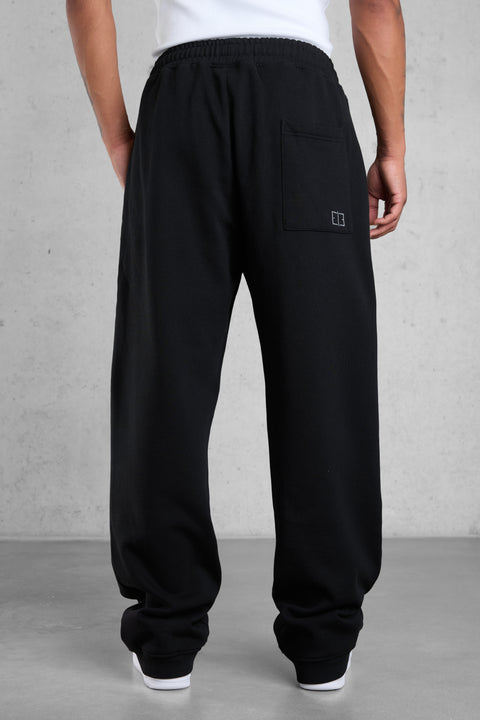 BLACK SIGNATURE BAGGY JOGGER