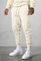 BEIGE BASIC SWEATPANTS