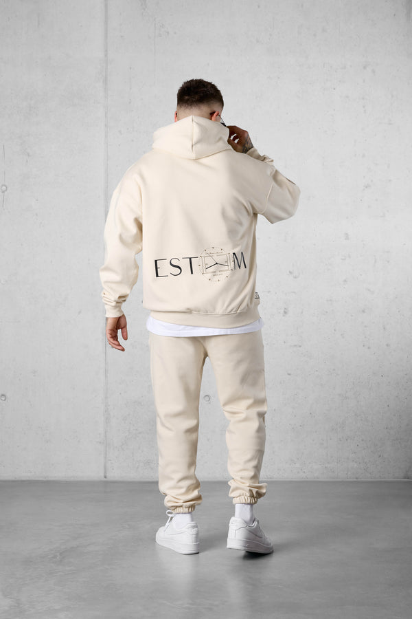 BEIGE LES MOMENTS MÉMORABLE OVERSIZED HOODIE