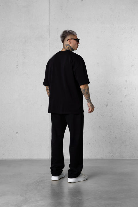 BLACK ICON POCKET OVERSIZED TEE
