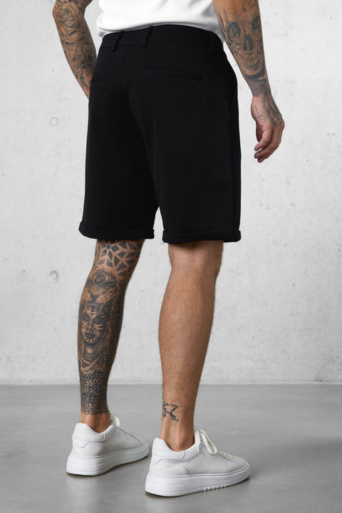 BLACK ICON TAILORED SHORTS
