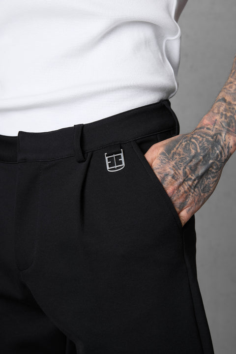BLACK ICON TAILORED SHORTS