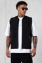 BLACK NYLON VEST