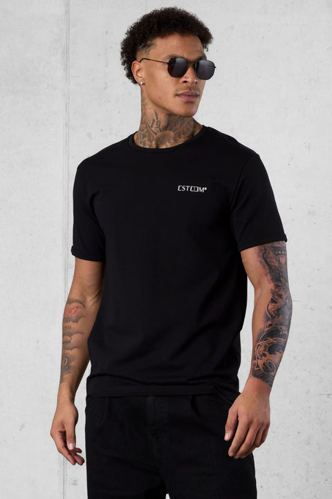 BLACK DISCREET TEE