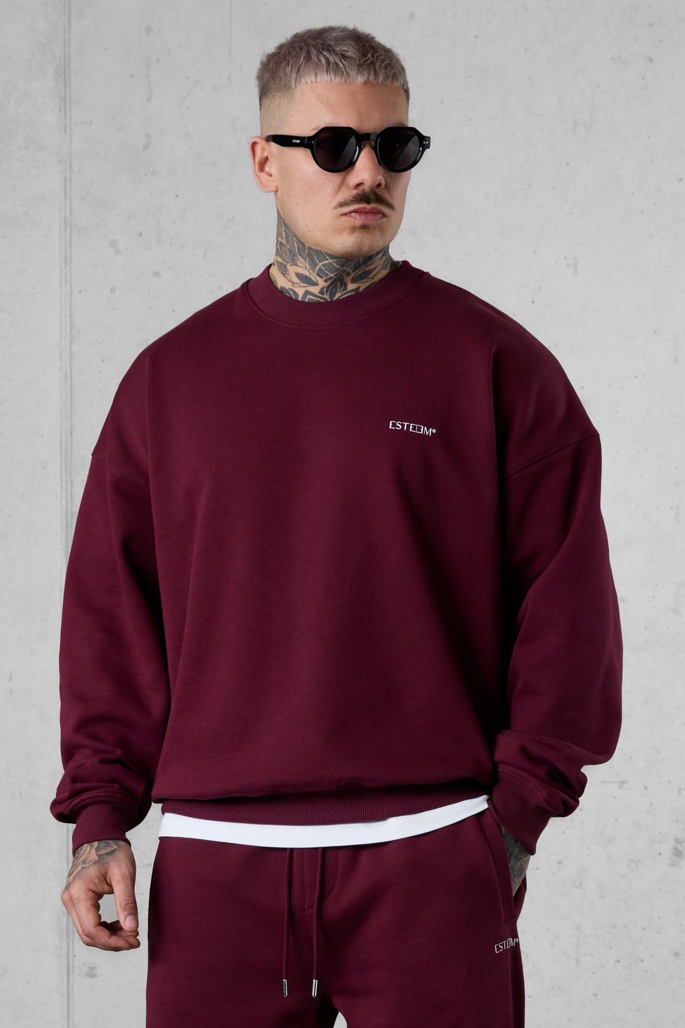 CABERNET DISCREET OVERSIZED SWEATER