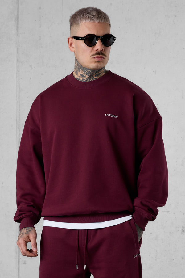 CABERNET DISCREET OVERSIZED SWEATER