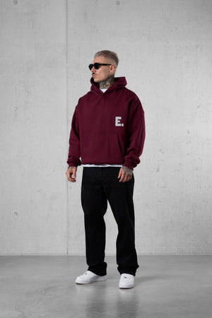 CABERNET E. STATEMENT OVERSIZED HOODIE
