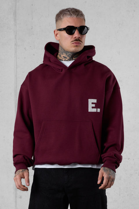 CABERNET E. STATEMENT OVERSIZED HOODIE