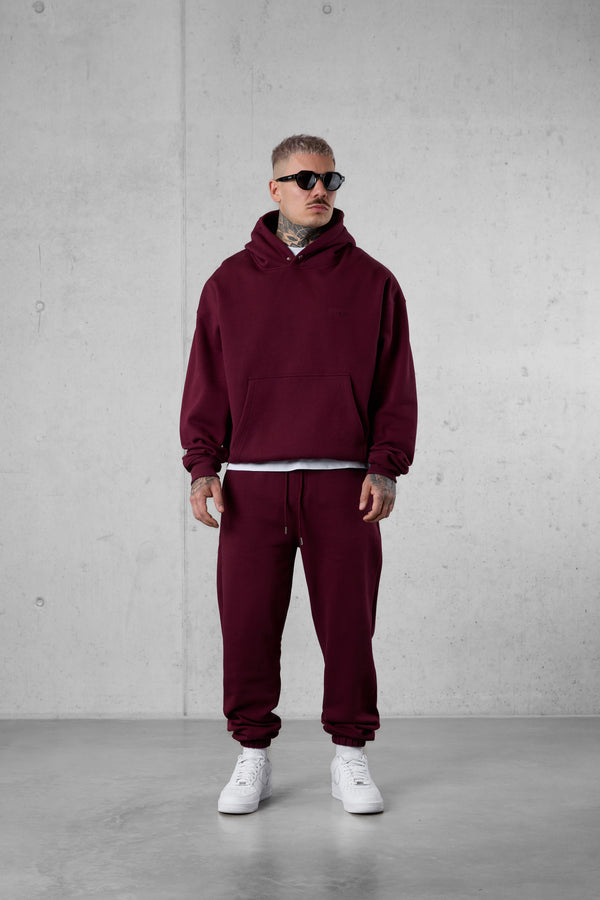 CABERNET ESSENTIAL OVERSIZED HOODIE
