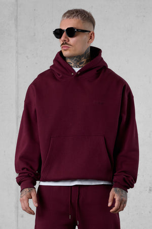 CABERNET ESSENTIAL OVERSIZED HOODIE