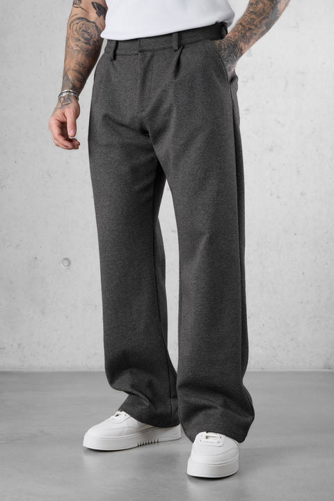 COFFEE WIDE TAILORED PANTS