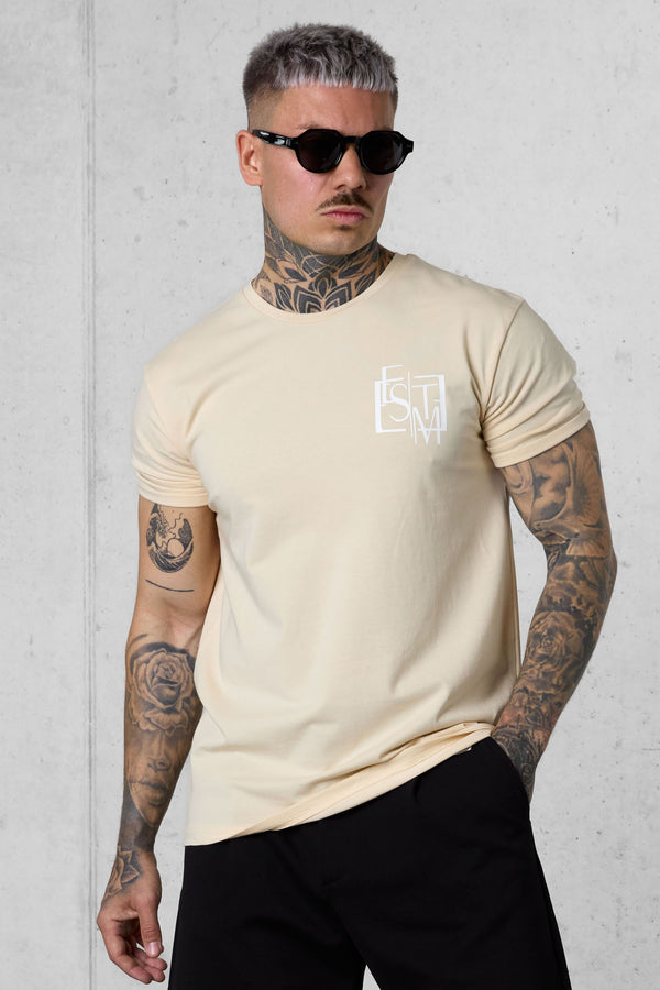 CREMEBRULEE DECONSTRUCTED LOGO TEE