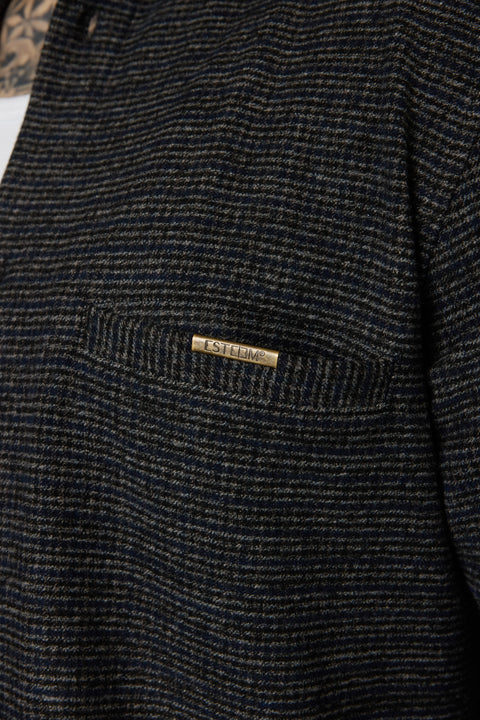 DARKBLUE VINTAGE TAILORED SHIRT