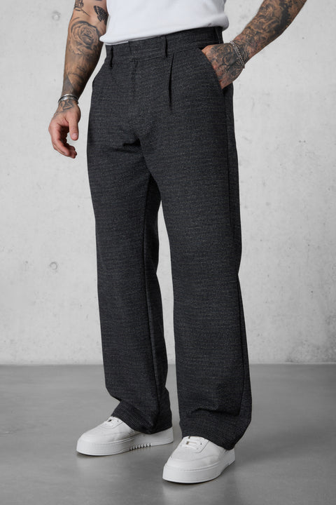 DARKBLUE VINTAGE WIDE TAILORED PANTS