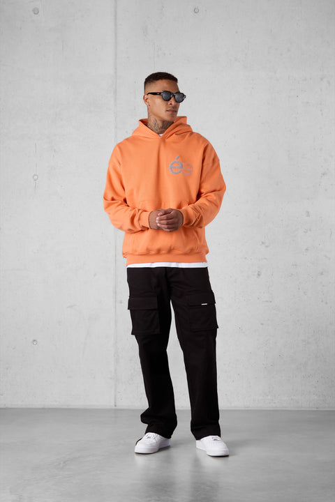 DUSTYORANGE SP APPLIQUÉ OVERSIZED HOODIE