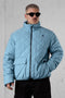 FROSTBLUE DIAMOND PUFFER JACKET