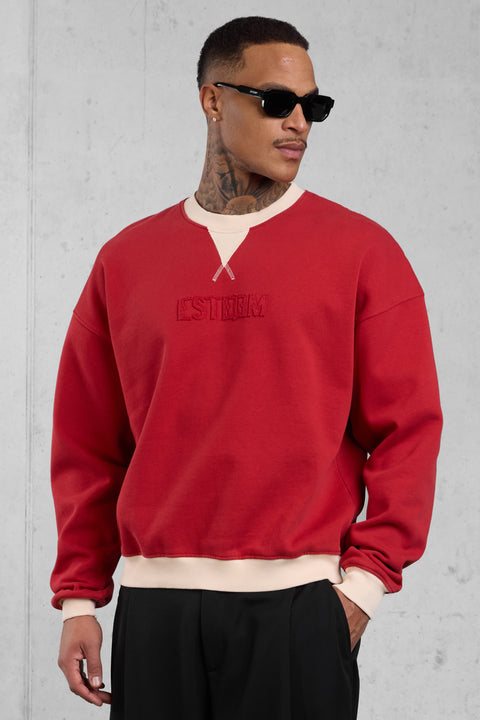 LAVARED APPLIQUÉ OVERSIZED SWEATER