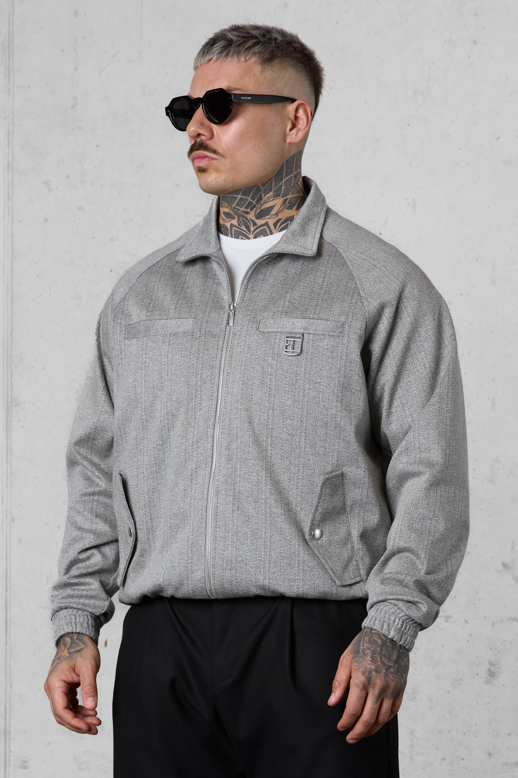 ESTEEM Jacke Herren Tailored Hellgrau – ESTEEM Clothing