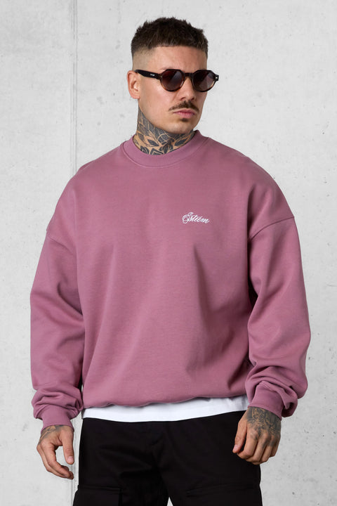 MAUVEROSE SIGNATURE OVERSIZED SWEATER