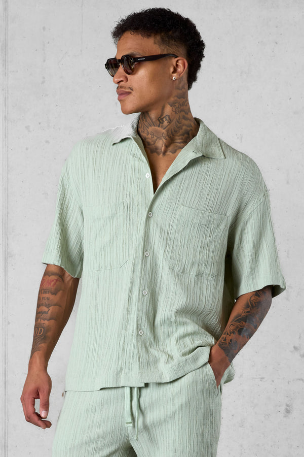 MINT STRIPED SHIRT