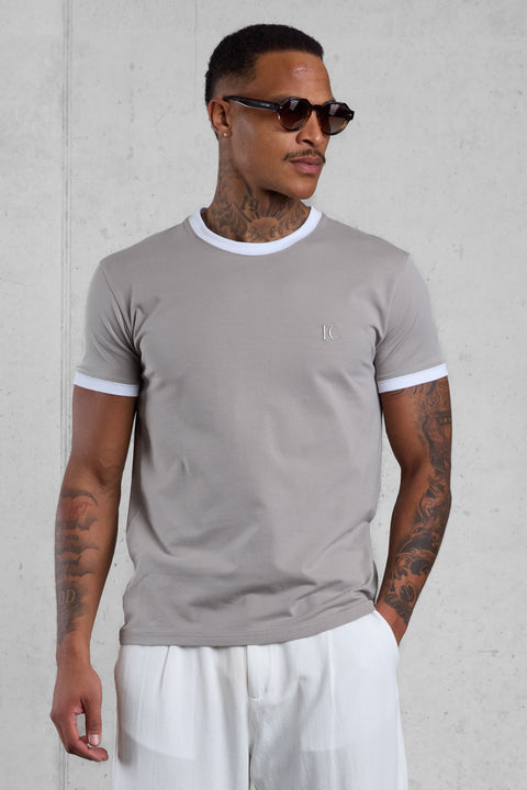 MINERALGREY CONTRAST TEE