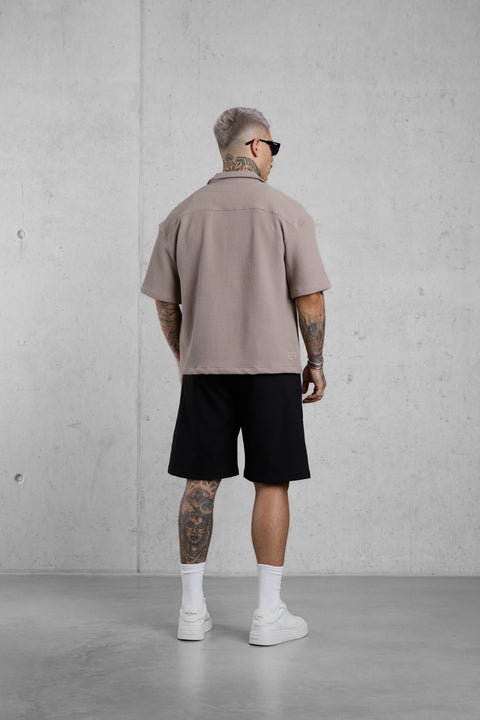 TAUPE MONOGRAM SHIRT