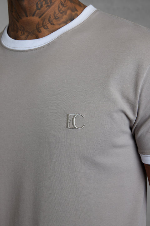MINERALGREY CONTRAST TEE