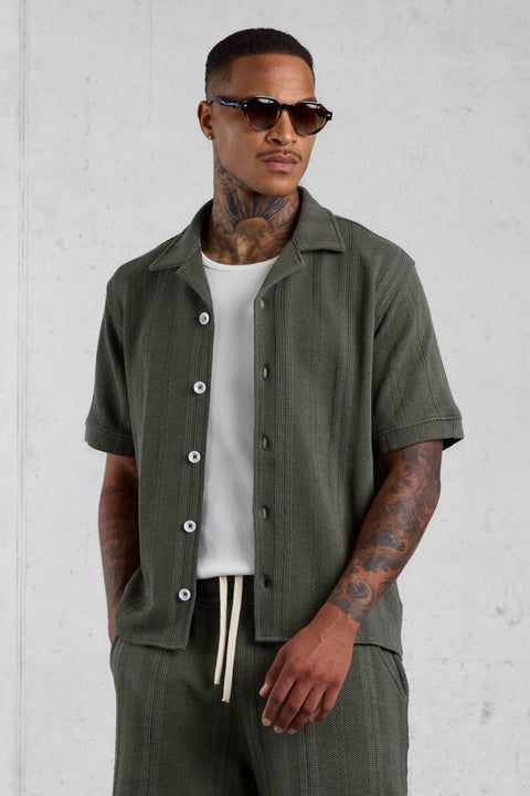 KHAKI KNIT SHIRT