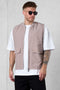 STONE NYLON VEST