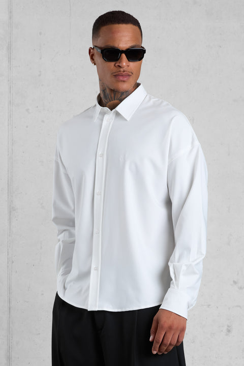 WHITE EC OVERSIZED SHIRT