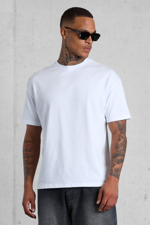 WHITE EC REGULAR TEE